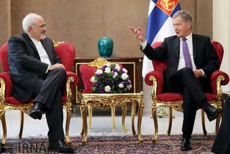 Finland President, Zarif discuss bilateral ties, regional issues