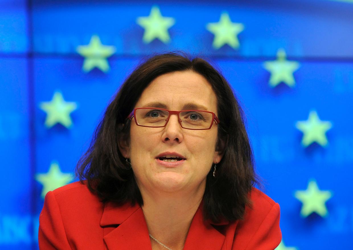 EU, U.S. trade deal not dead yet: EU's Malmstrom