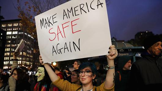 Thousands take to U.S. streets to protest Trump victory