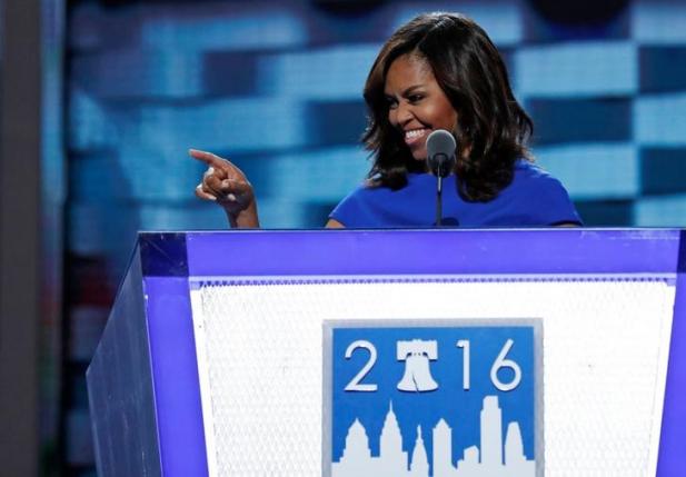 An Obama, not the president, brings down the house at Democratic convention