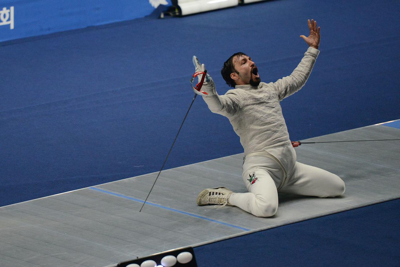 Abedini jumps to world's 6th ranking in fencing