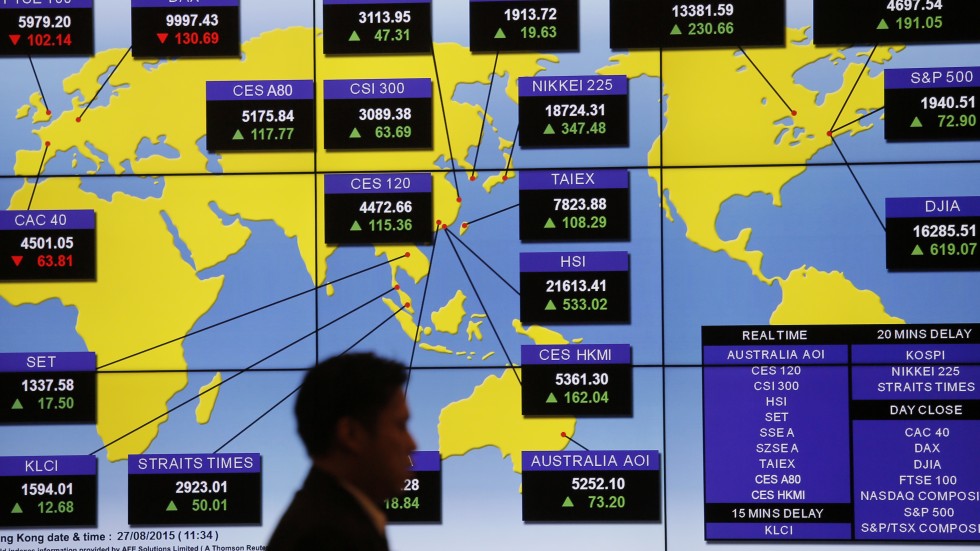 China shares hit seven-month high; world yields keep falling