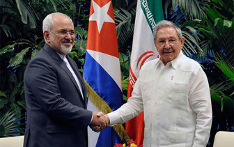 Zarif meets with Cuban President