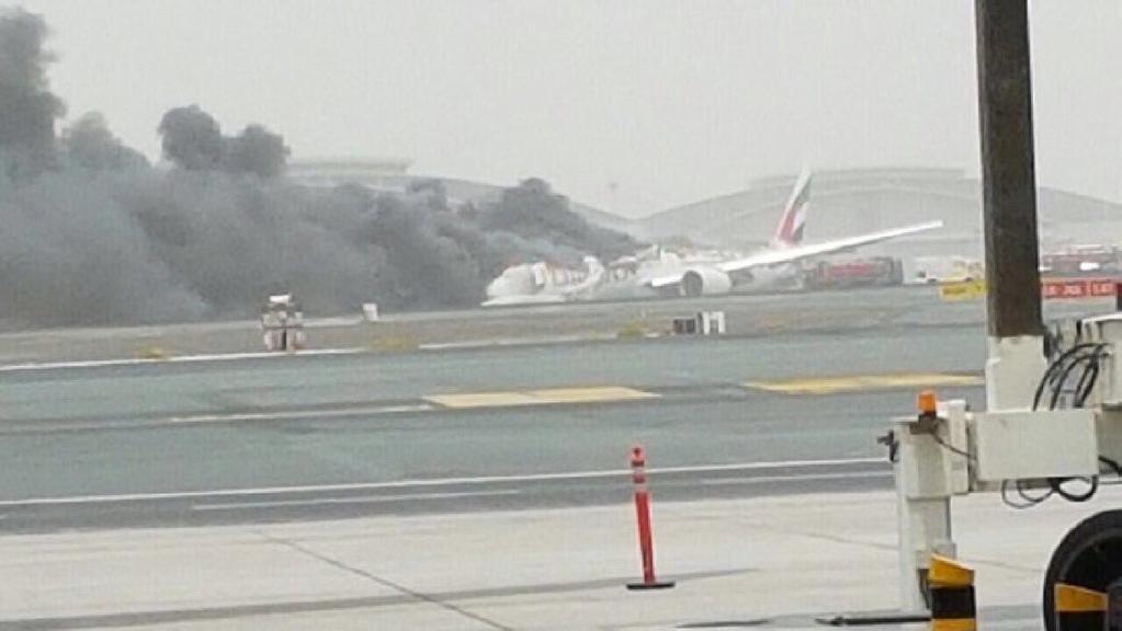 Emirates plane catches fire after emergency landing in Dubai, all safe