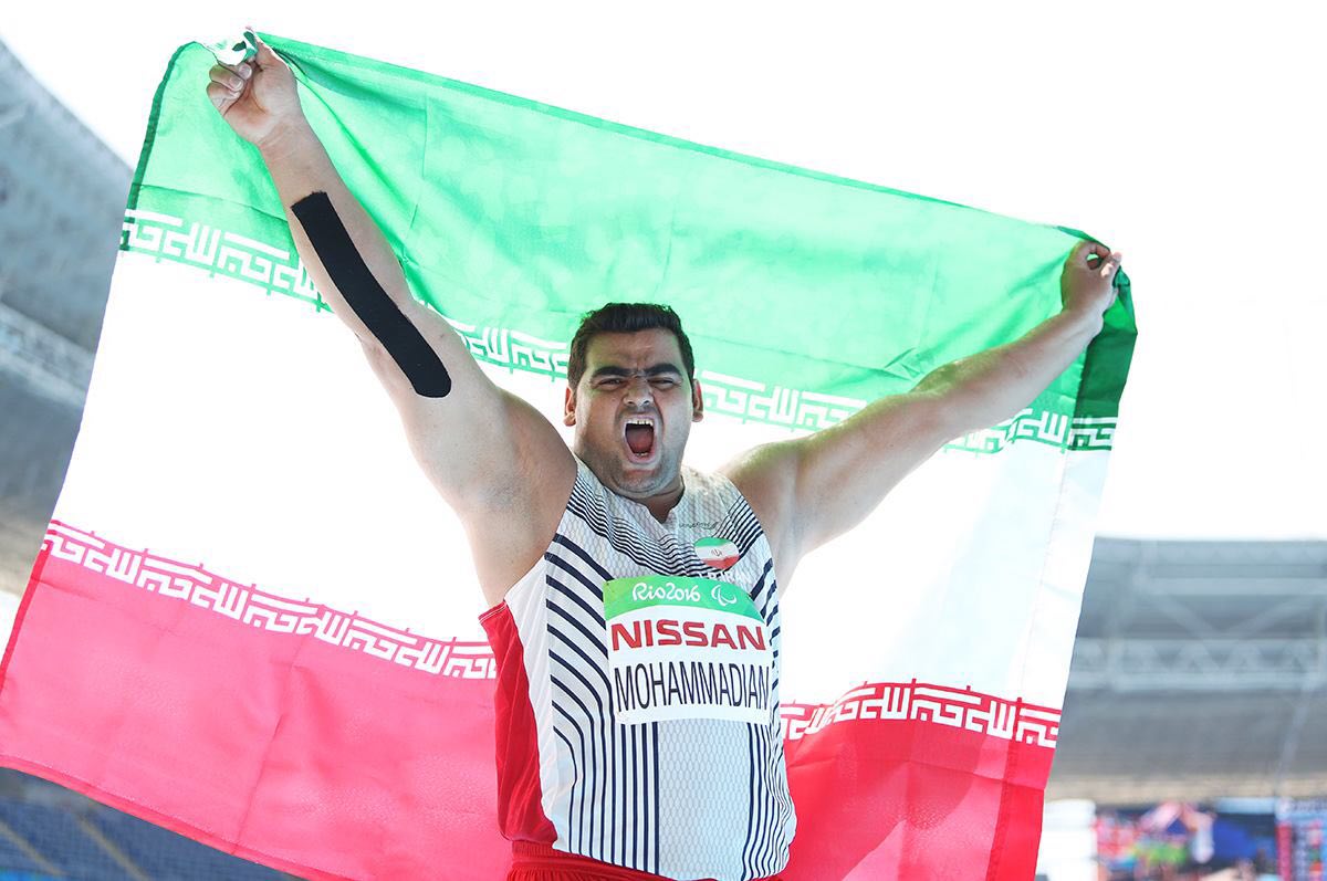 Iranian athlete wins silver in shot put in Paralympics Games