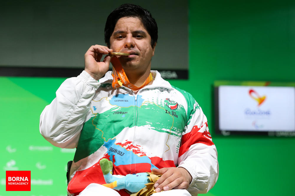 Iran's Paralympics weightlifting athlete wins gold medal in Rio