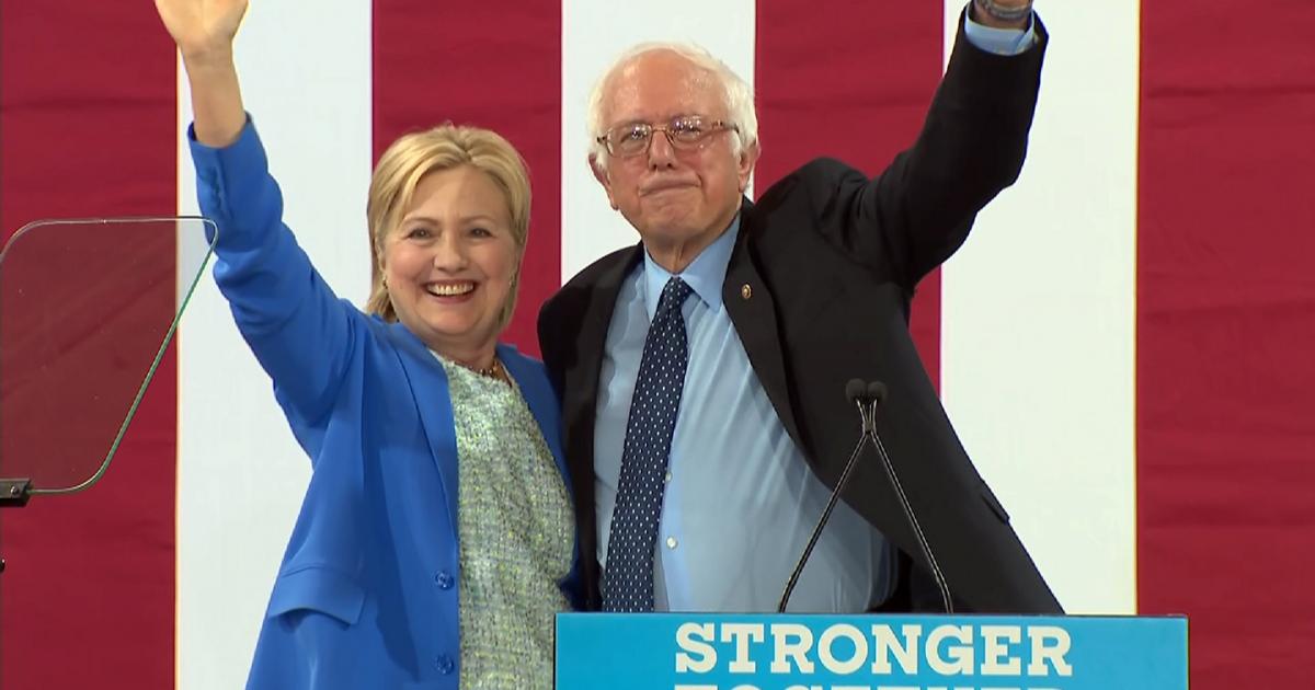 Clinton enlists former foe Sanders in appeal for youth votes in U.S. presidential race