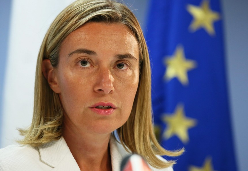 Mogherini says EU to stand by Iran nuclear accord