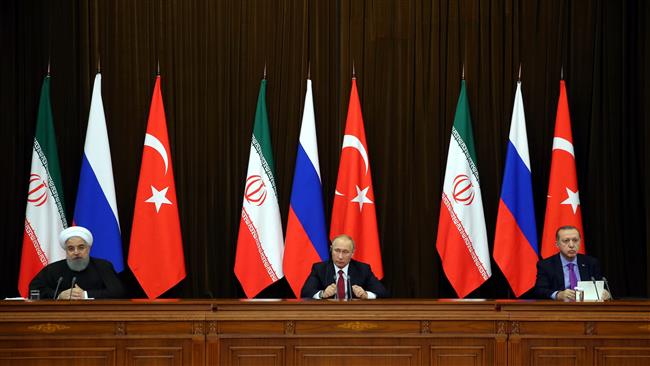 Presidents of Iran, Russia, Turkey hold Syria talks in Sochi