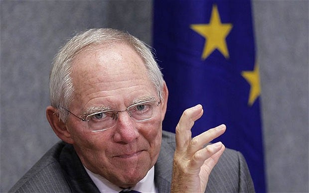 Euro exchange rate is too weak for Germany: Schaeuble