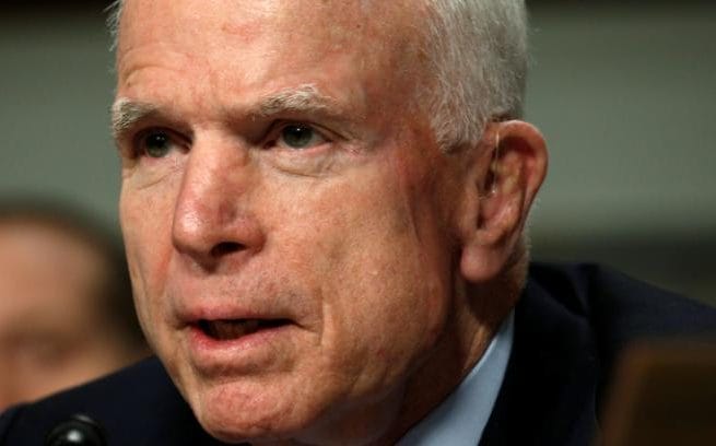 Turkey-Kurd Tension in Syria War a ‘Train Wreck,’ McCain Warns