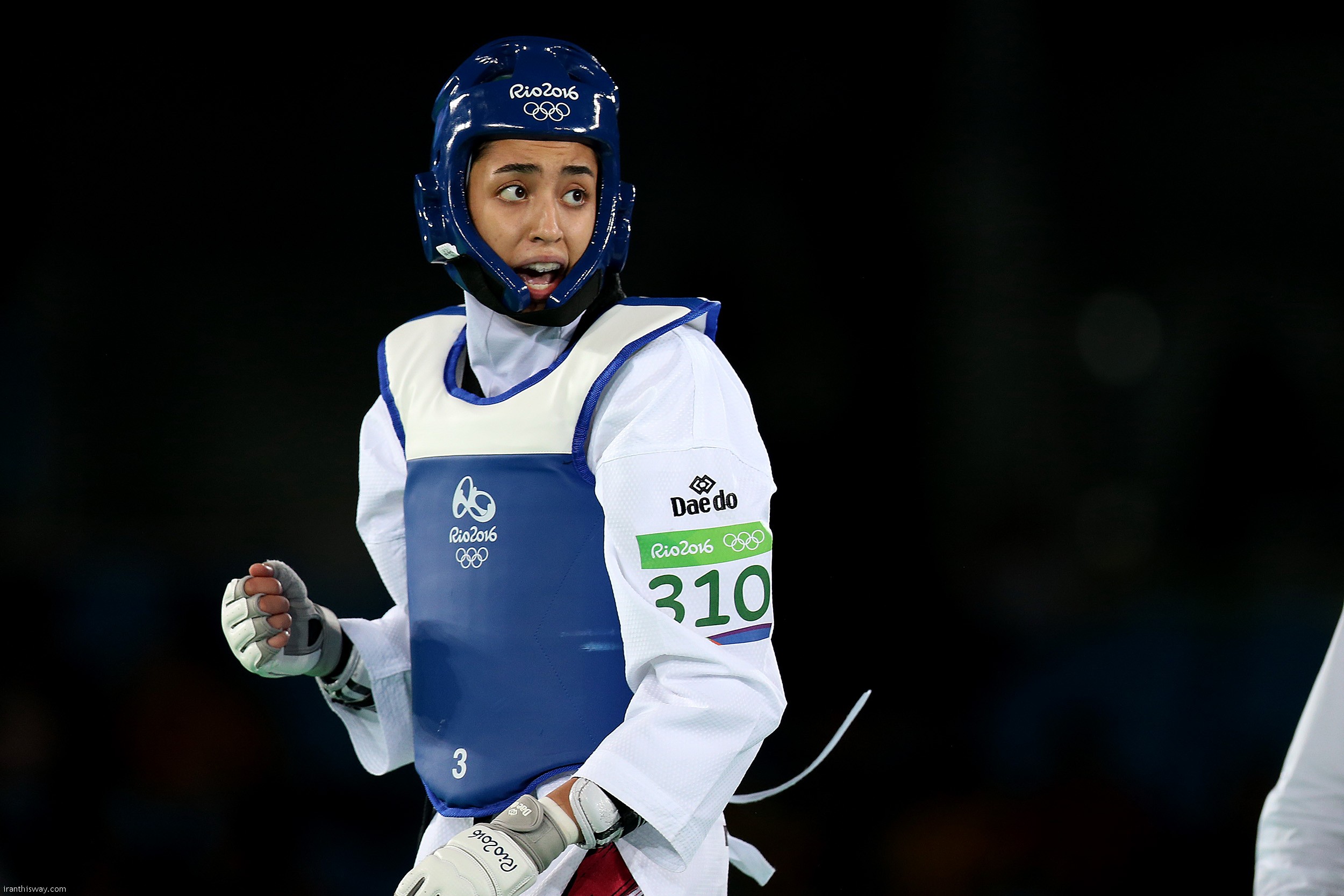 Iranian female taekwondoka ranks 2nd in world champs