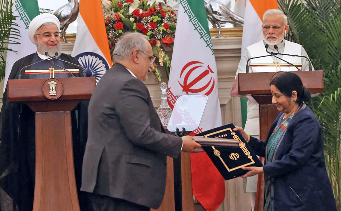 Tehran, Delhi Sign 15 Major Deals