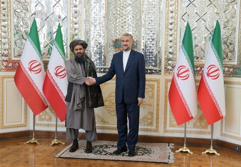 FM Amir-Abdollahian meets with Mullah Baradar in Tehran