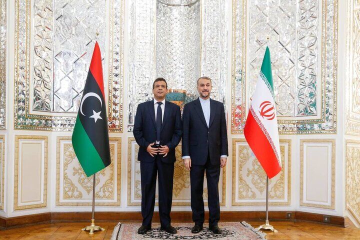 Iran’s FM meets visiting Libyan deputy PM and health minister