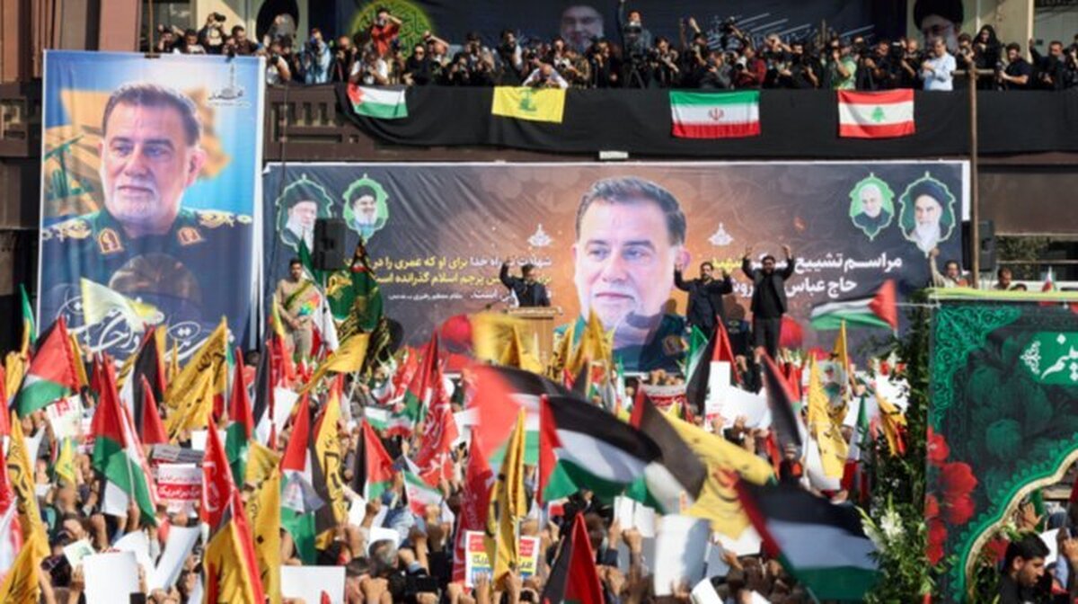 Mass funeral held for IRGC cmdr. assassinated by Israel