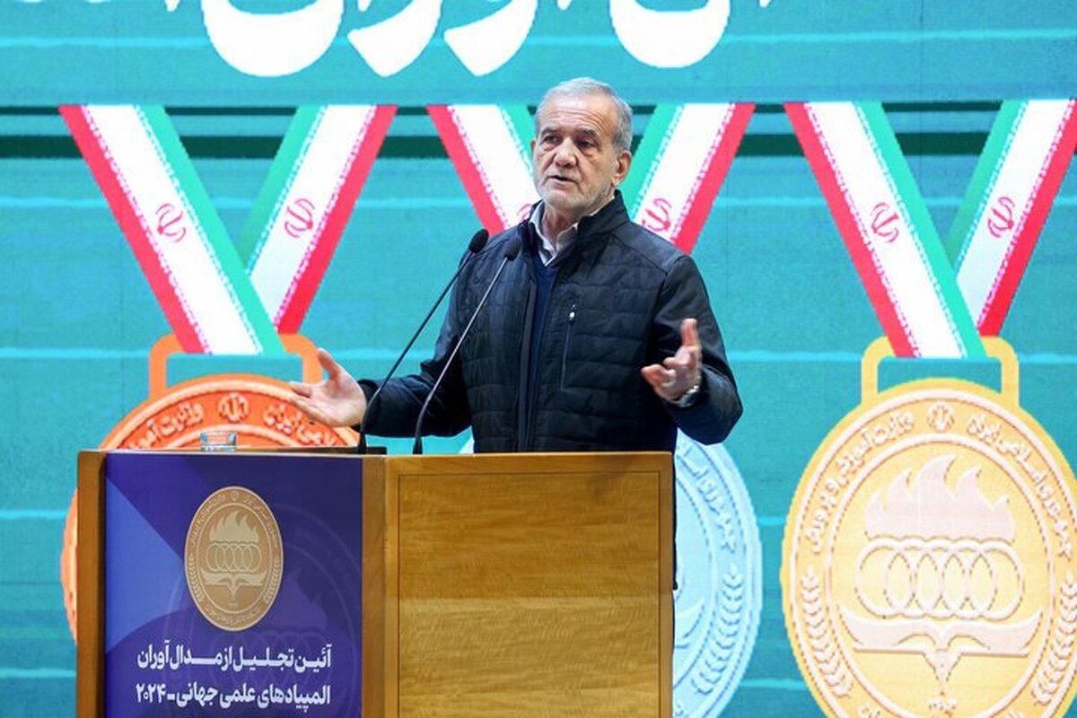 Pezeshkian: Iran can overcome problems with help of talented youth