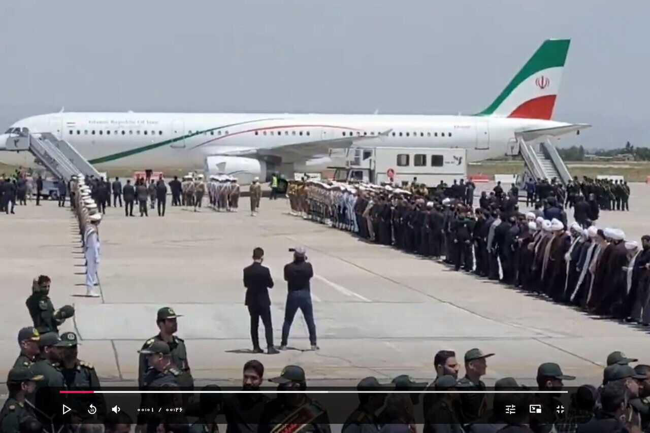 Funeral ceremony of martyr Raeisi in Mashhad