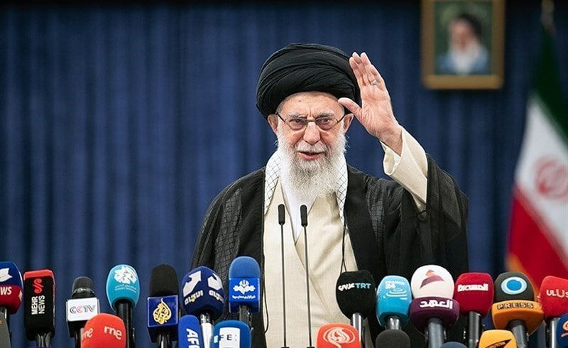 Ayatollah Khamenei Votes in Presidential Election