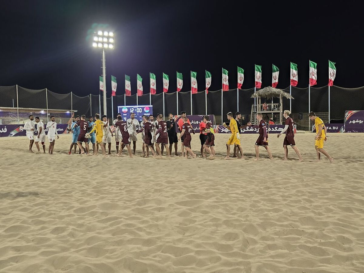 Iran beach soccer team defeats Belarus in Friendly