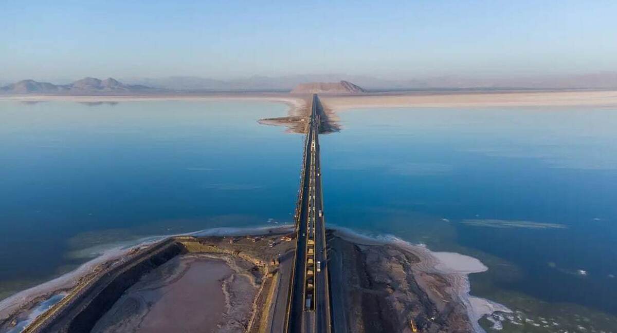 Iran reports major increase in water levels at Lake Urmia