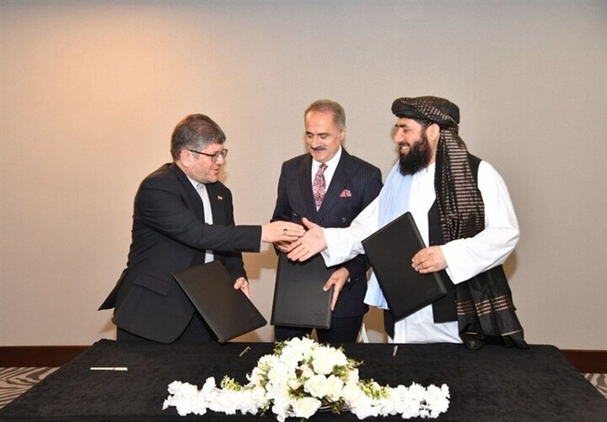 Afghanistan, Iran, Turkey sign trilateral railway coop. Afghanistan, Iran, Turkey sign trilateral railway coop.