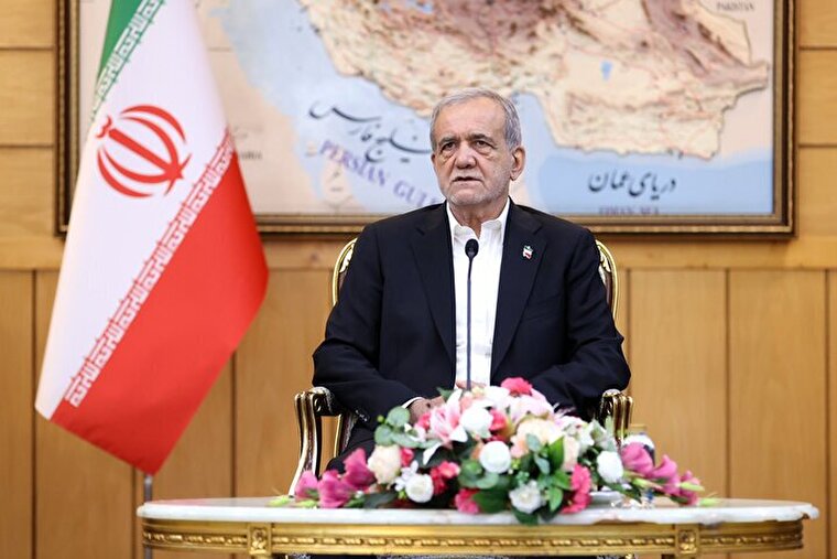 Pezeshkian stresses stepped-up trade with Kazakhstan