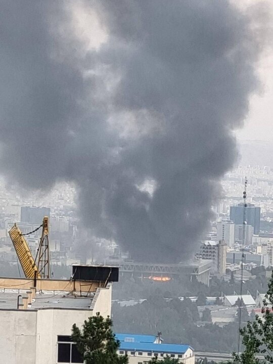 Israel strikes IRIB headquarters (+PHOTOS)