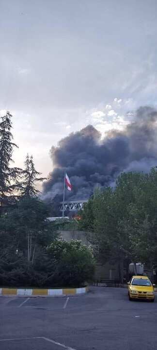 Israel strikes IRIB headquarters (+PHOTOS)