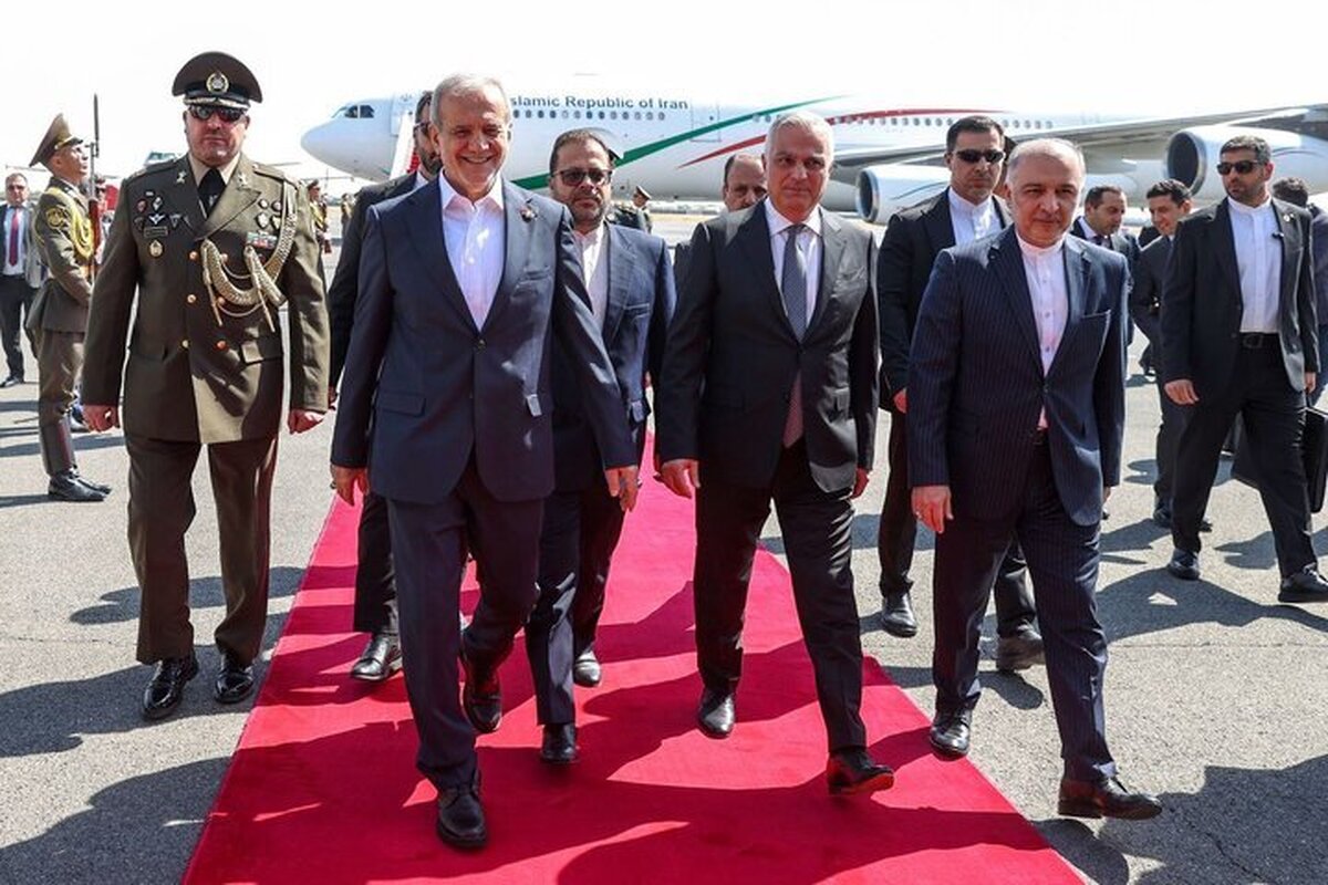 Pres. Pezeshkian arrives in Armenia for key talks Pres. Pezeshkian arrives in Armenia for key talks
