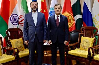 Gharibabadi meets SCO Secretary-General in Beijing