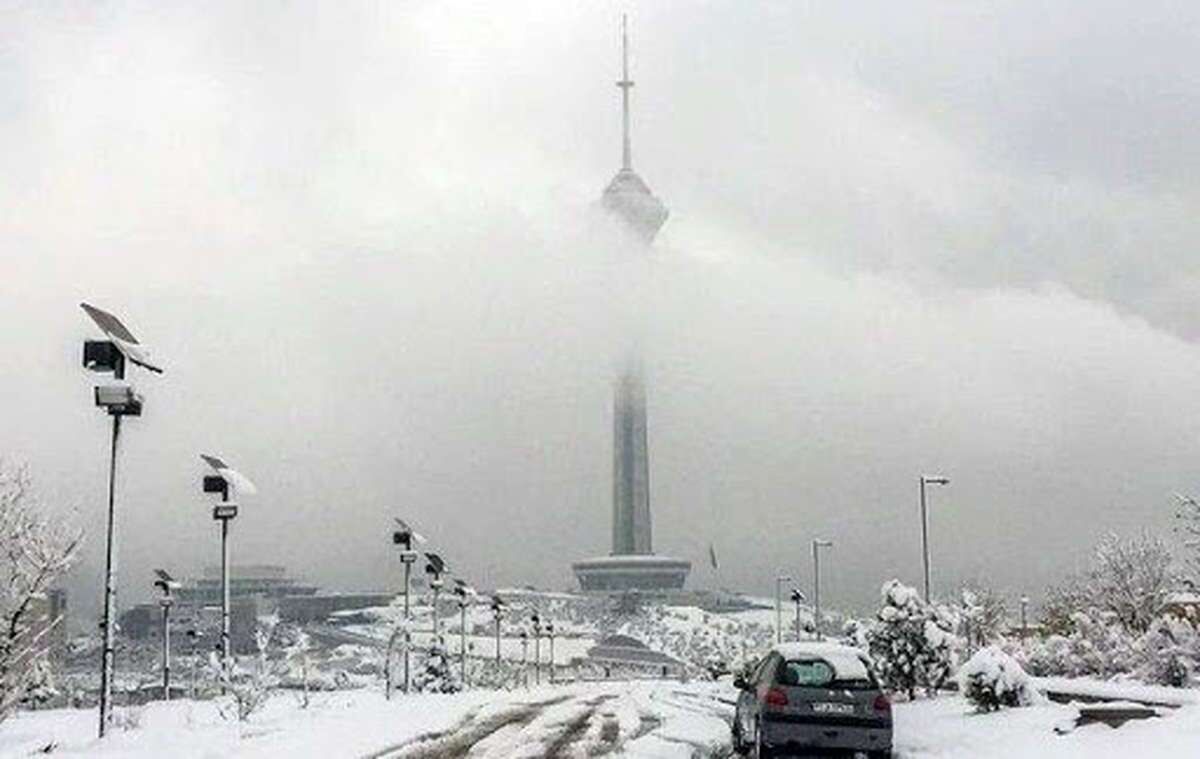 تهران برفی شد