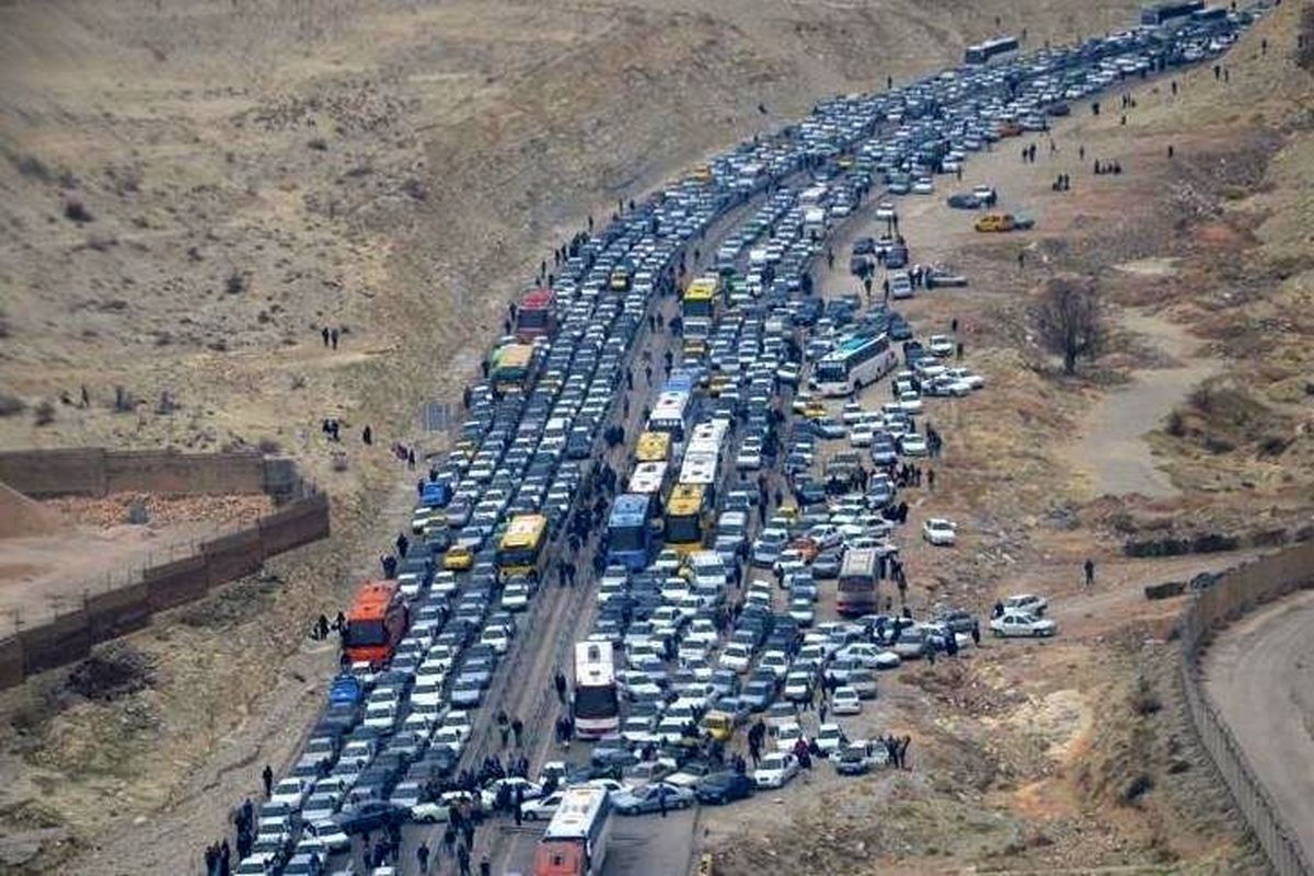 جاده مهران قفل شد