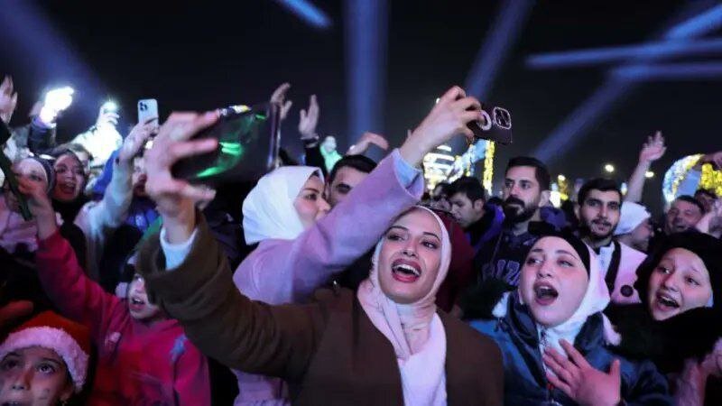 کریسمس جذاب سوری‌ها در پسا اسد + عکس