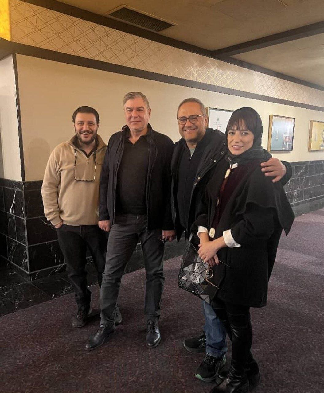 نگار جواهریان، رامبد جوان، علی سرتیپی و جواد عزتی در یک قاب + عکس