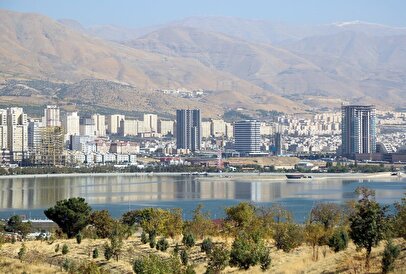 عکس زیر خاکی از دریاچه‌ چیتگر / قسمتی در تهران که روزگاری مزرعه بود!