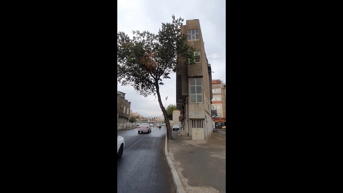 باریکترین خانه دنیا در تهران + فیلم باریکترین خانه دنیا در تهران + فیلم