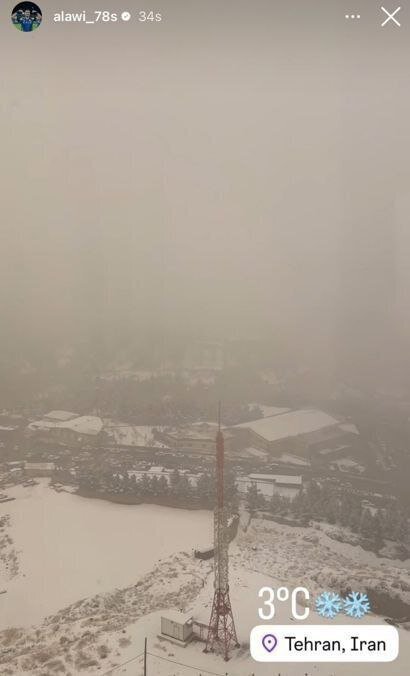 ذوق زدگی بازیکنان النصر از برف تهران