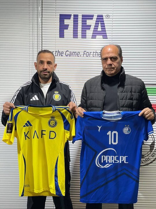 پیراهن استقلال در مقابل النصر رونمایی شد