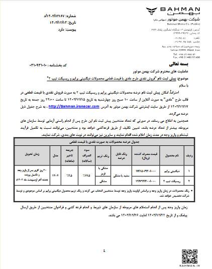 آغاز پیش‌ثبت‌نام  فروش ریسپکت و دیگنیتی پرایم در قالب ۳ طرح فروش