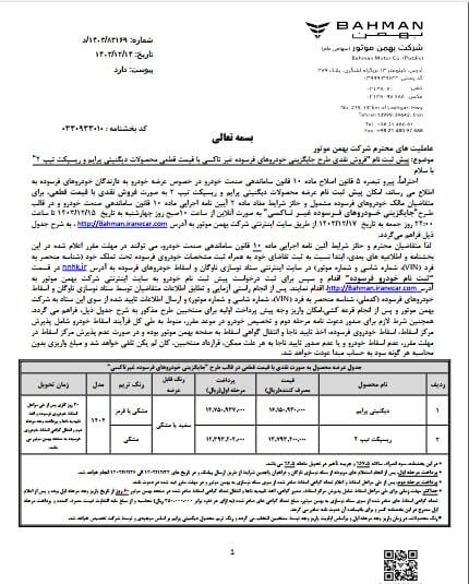 آغاز پیش‌ثبت‌نام  فروش ریسپکت و دیگنیتی پرایم در قالب ۳ طرح فروش
