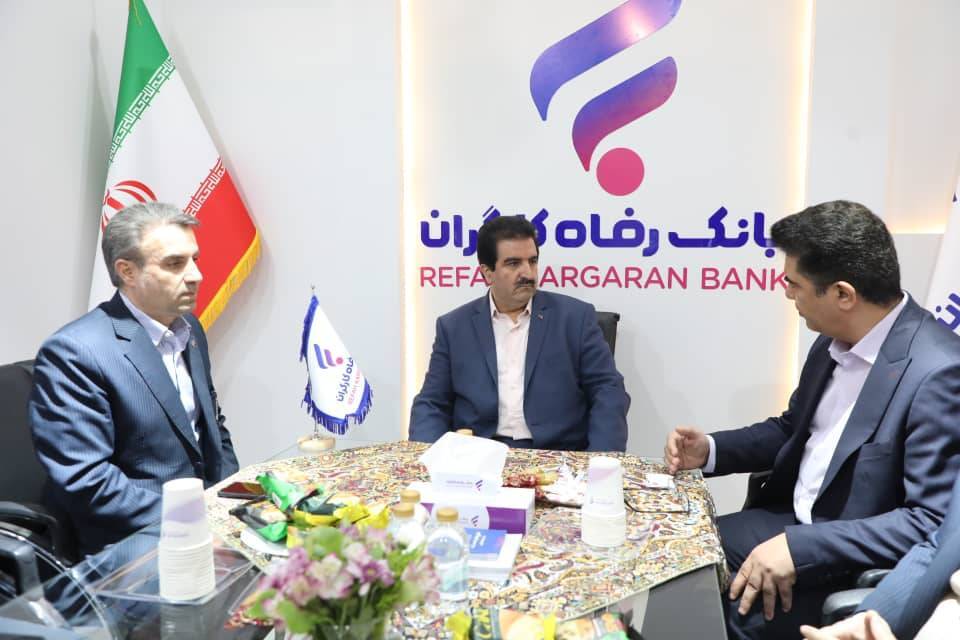 بازدید مدیرعامل بانک رفاه کارگران از نمایشگاه تجارت با اوراسیا