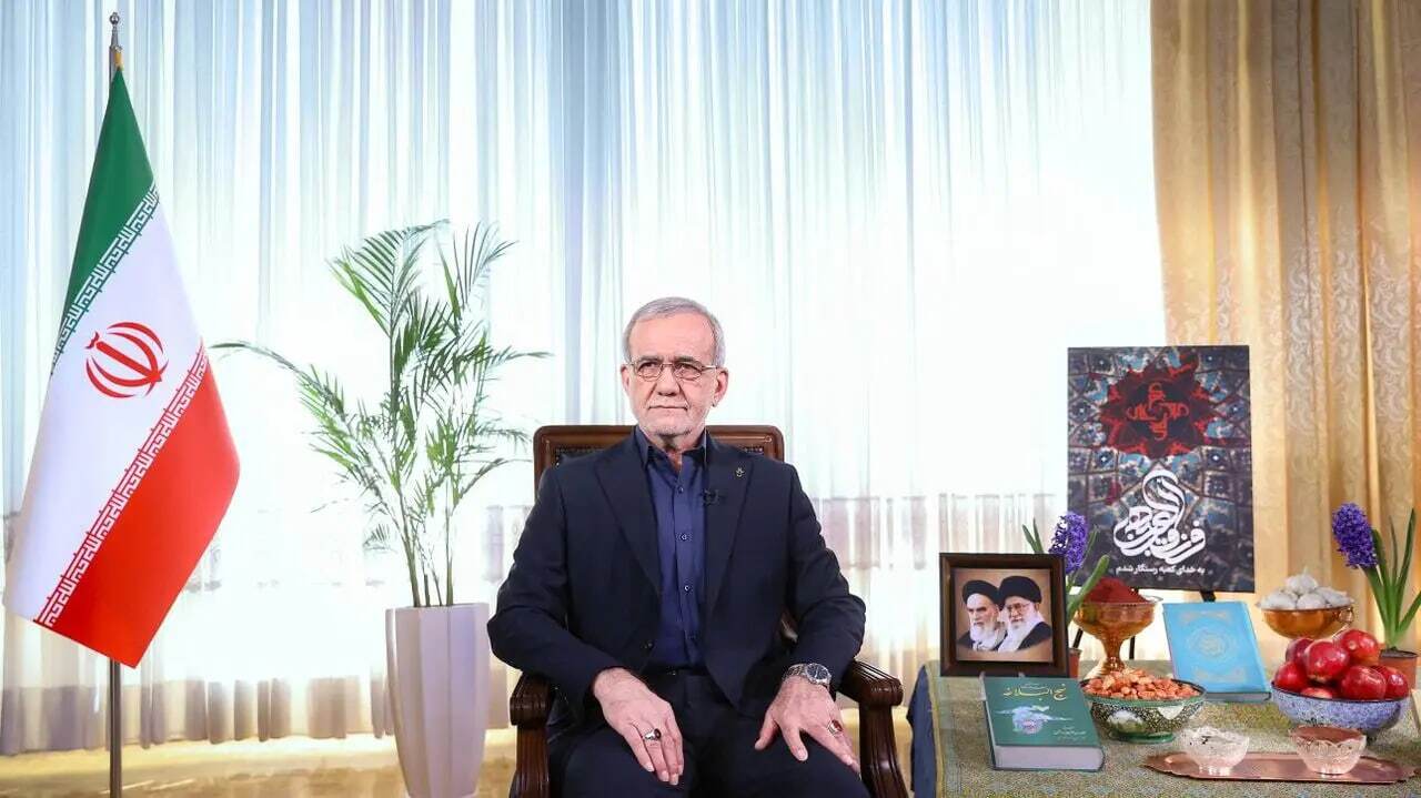 عکسی از سفره هفت‌سین پزشکیان در سال ۱۴۰۴