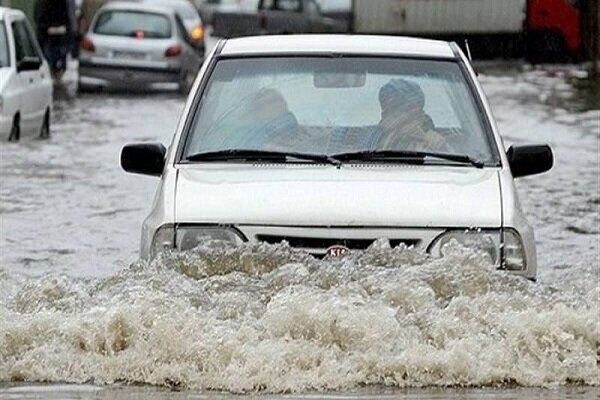 بارش باران در خراسان جنوبی سیلاب به راه انداخت