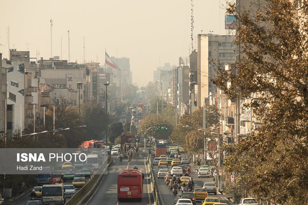 وضعیت نارنجی هوای تهران برای ششمین روز متوالی