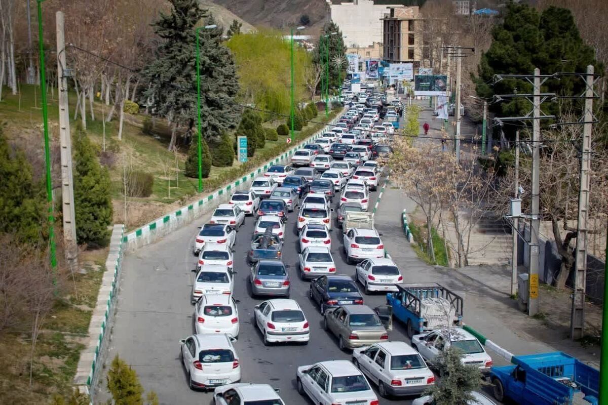 ترافیک در این جاده سنگین شد