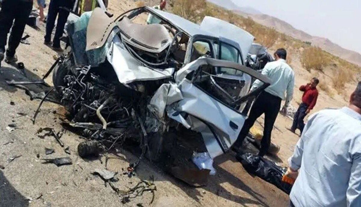 تصویری از وحشتناک ترین تصادف خودرو در اصفهان + فیلم