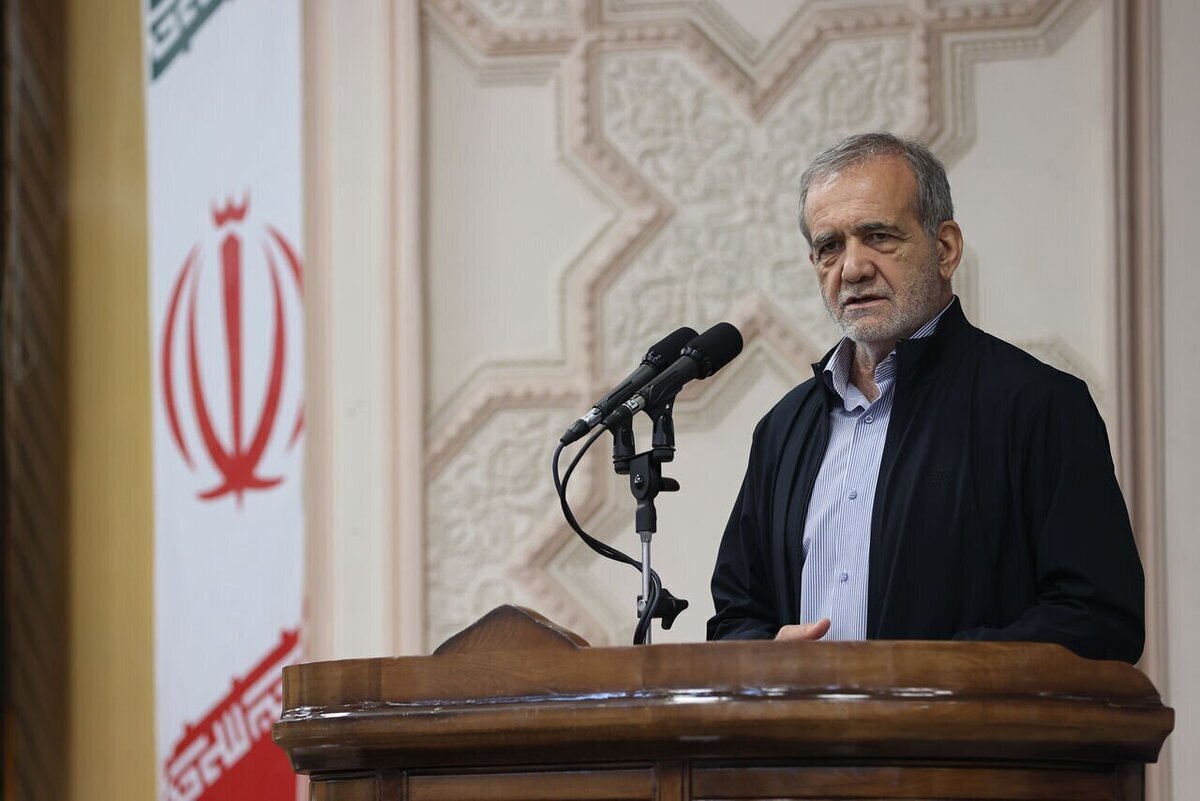 طعنه پزشکیان به گنبد آهنین اسرائیل/ فیلم طعنه پزشکیان به گنبد آهنین اسرائیل/ فیلم