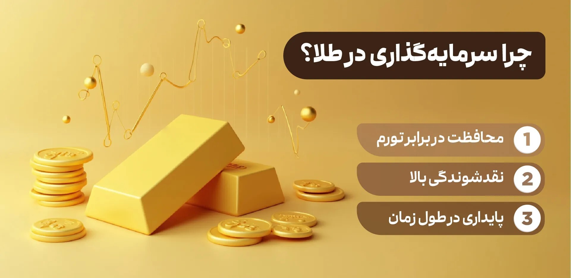 ۴ روش‌ سرمایه‌گذاری در طلا با پول کم