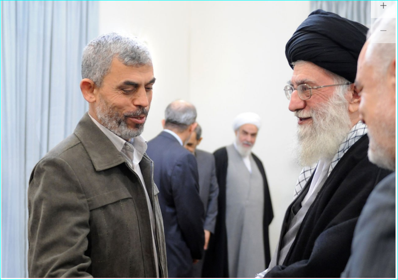 دیدار یحیی السنوار با رهبر انقلاب در بهمن ۱۳۹۰ + عکس